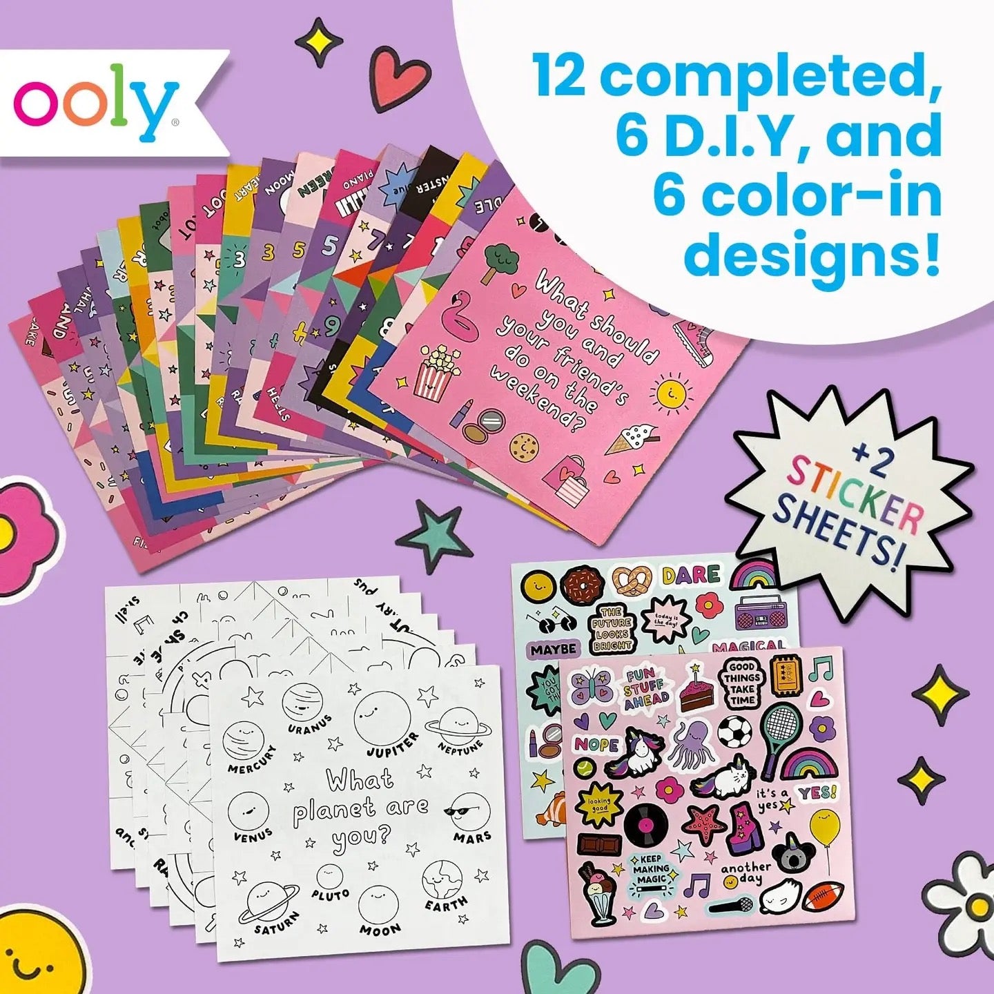 OOLY- Diy Fortune Tellers - Set of 24 Designs