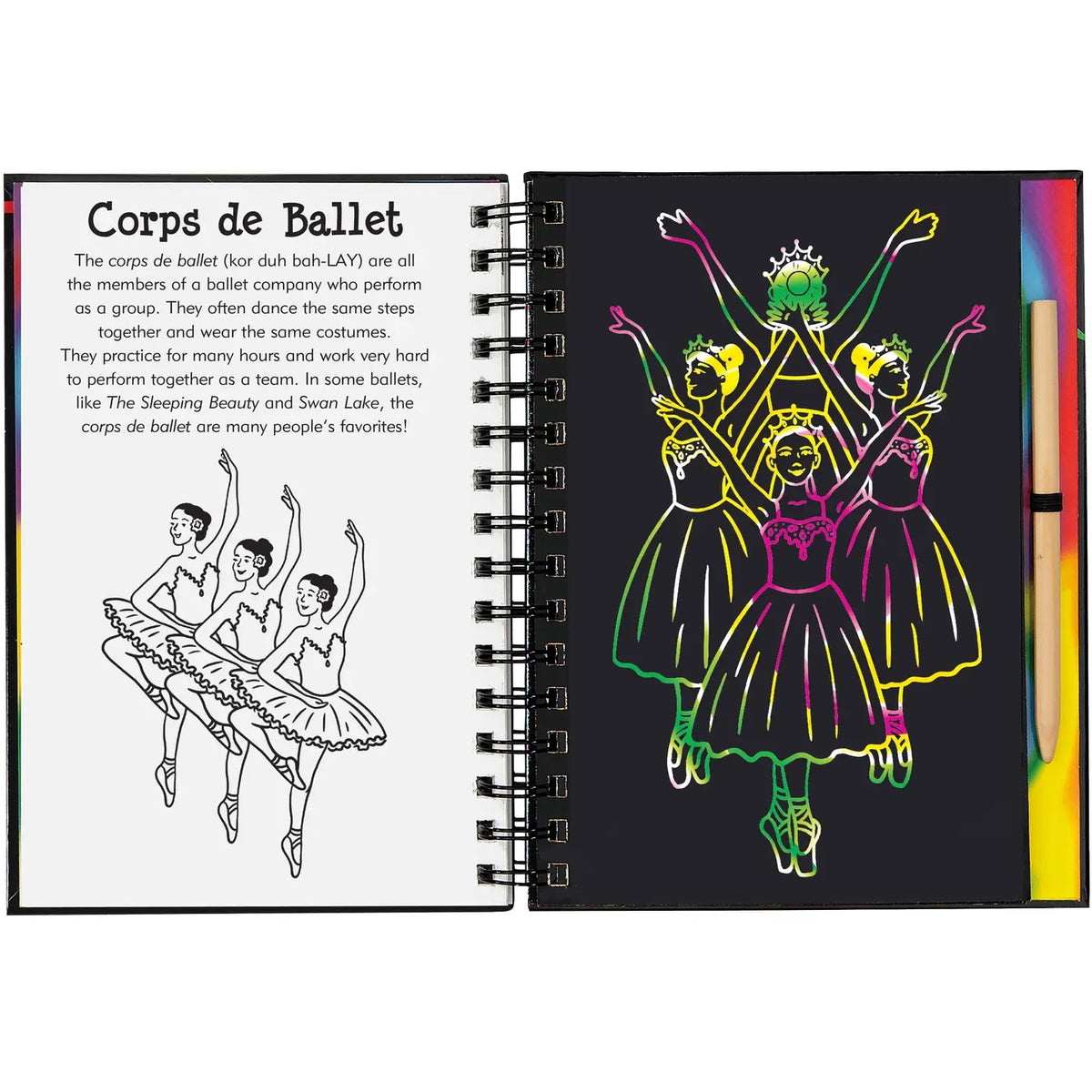 Book- Scratch & Sketch Ballet