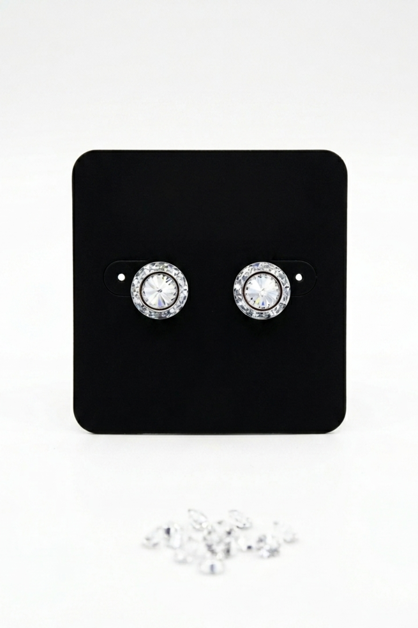 Button Earrings for Performance