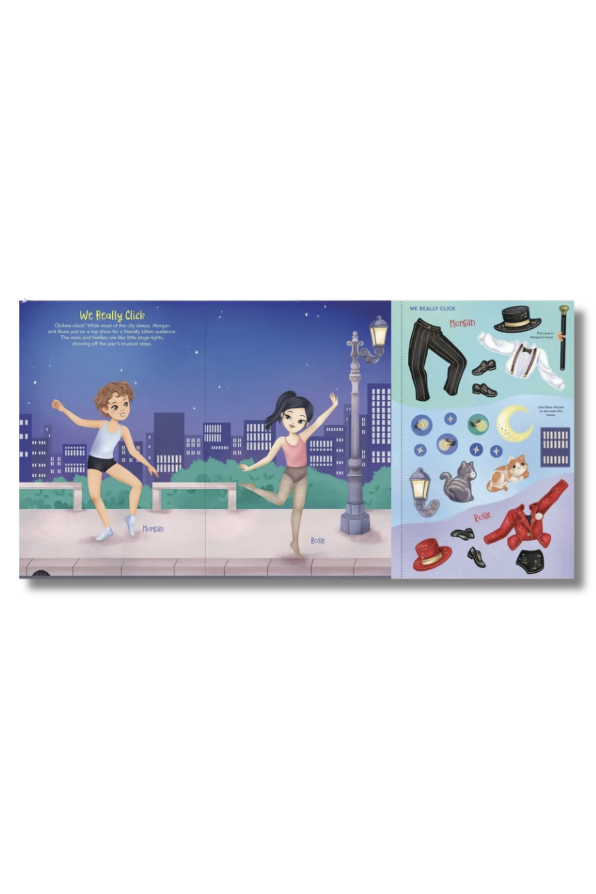 Dancers Sticker Doll Dress-Up Book