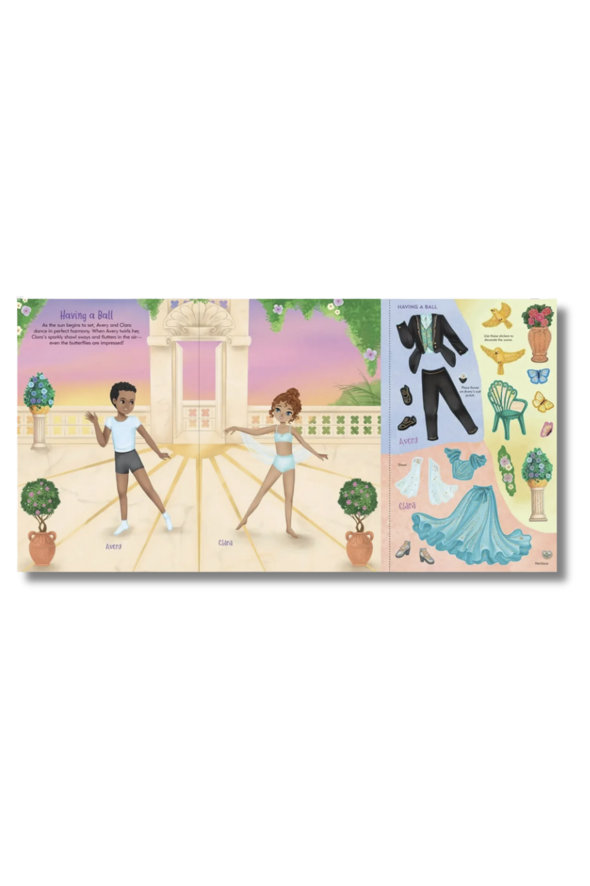 Dancers Sticker Doll Dress-Up Book