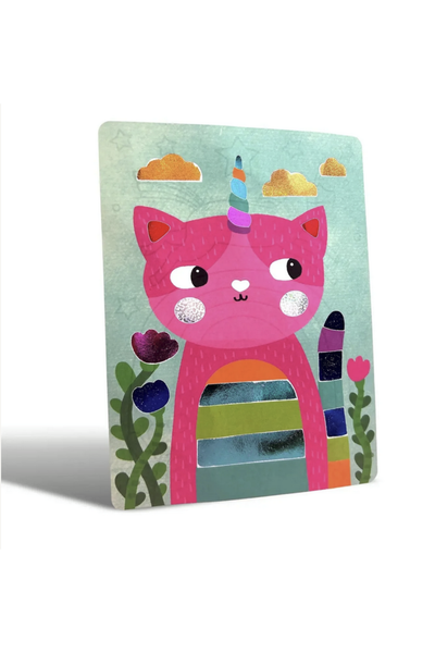 Animal Foil Art & Coloring Kit