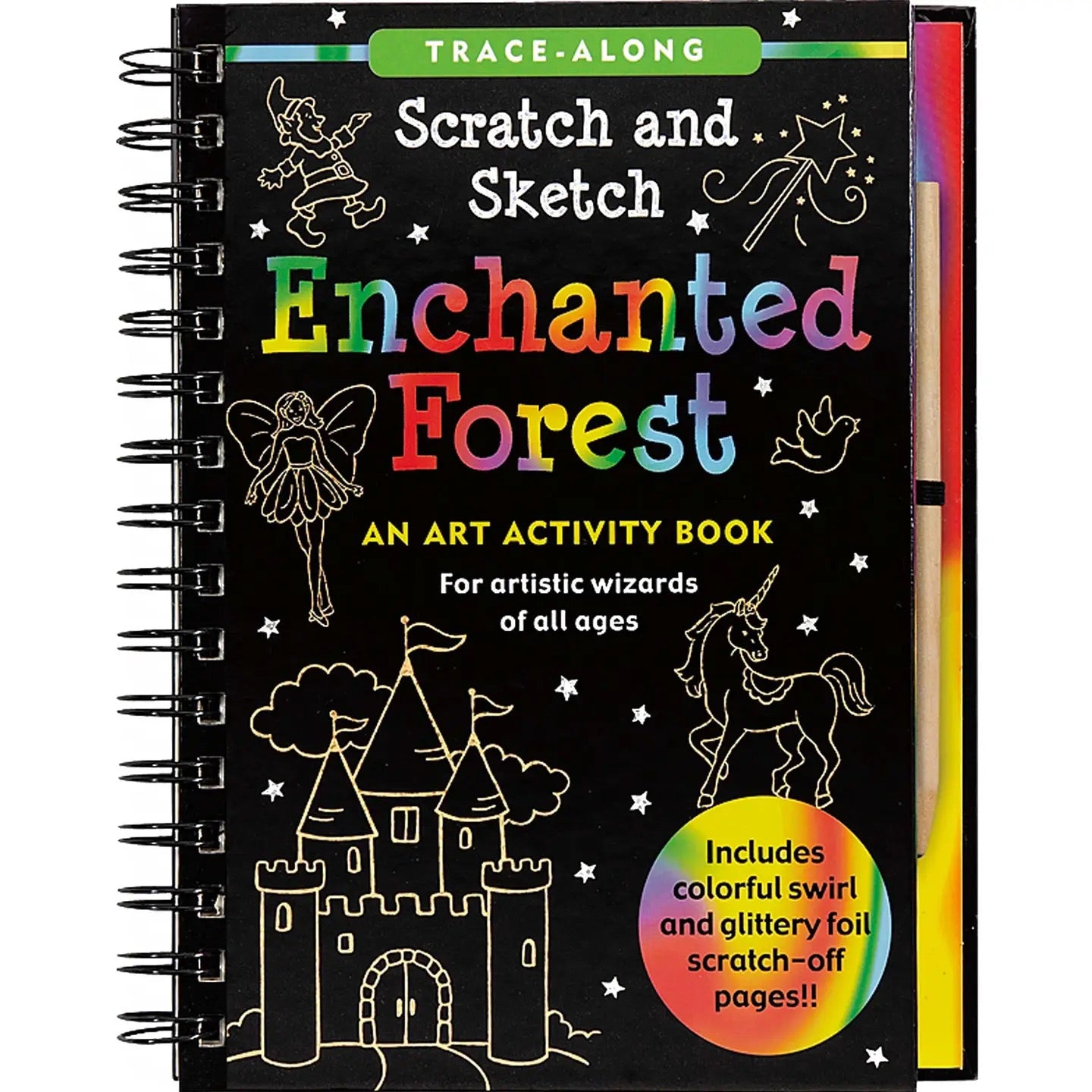 Book- Enchanted Forest Scratch & Sketch