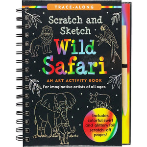 Book- Scratch & Sketch Wild Safari