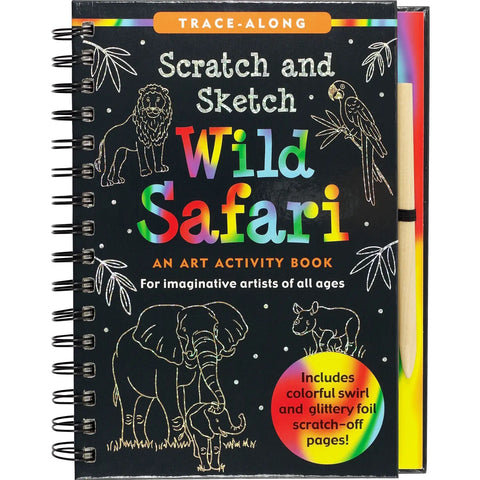 Book- Scratch & Sketch Wild Safari