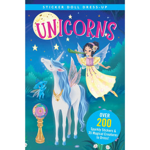 Book- Unicorns Sticker Doll Dress-Up Book