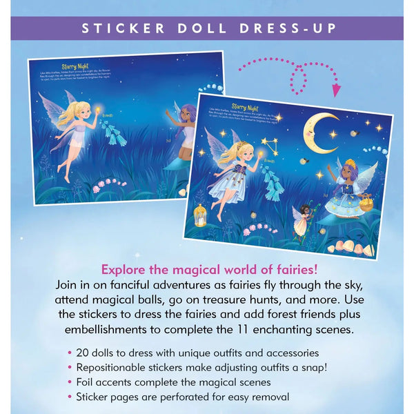 Book- Fairies Sticker Doll Dress Up