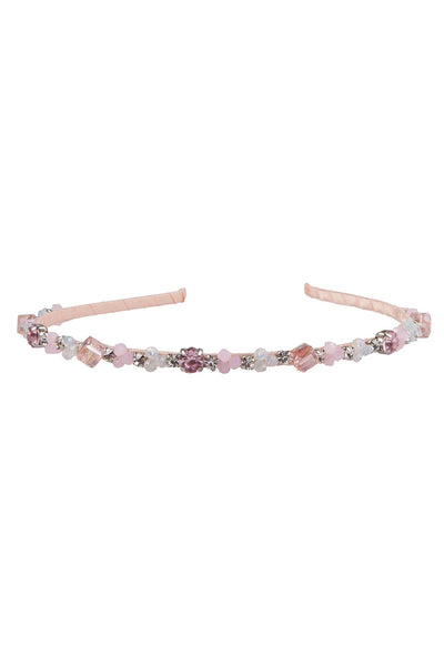 Pink Jeweled Headband