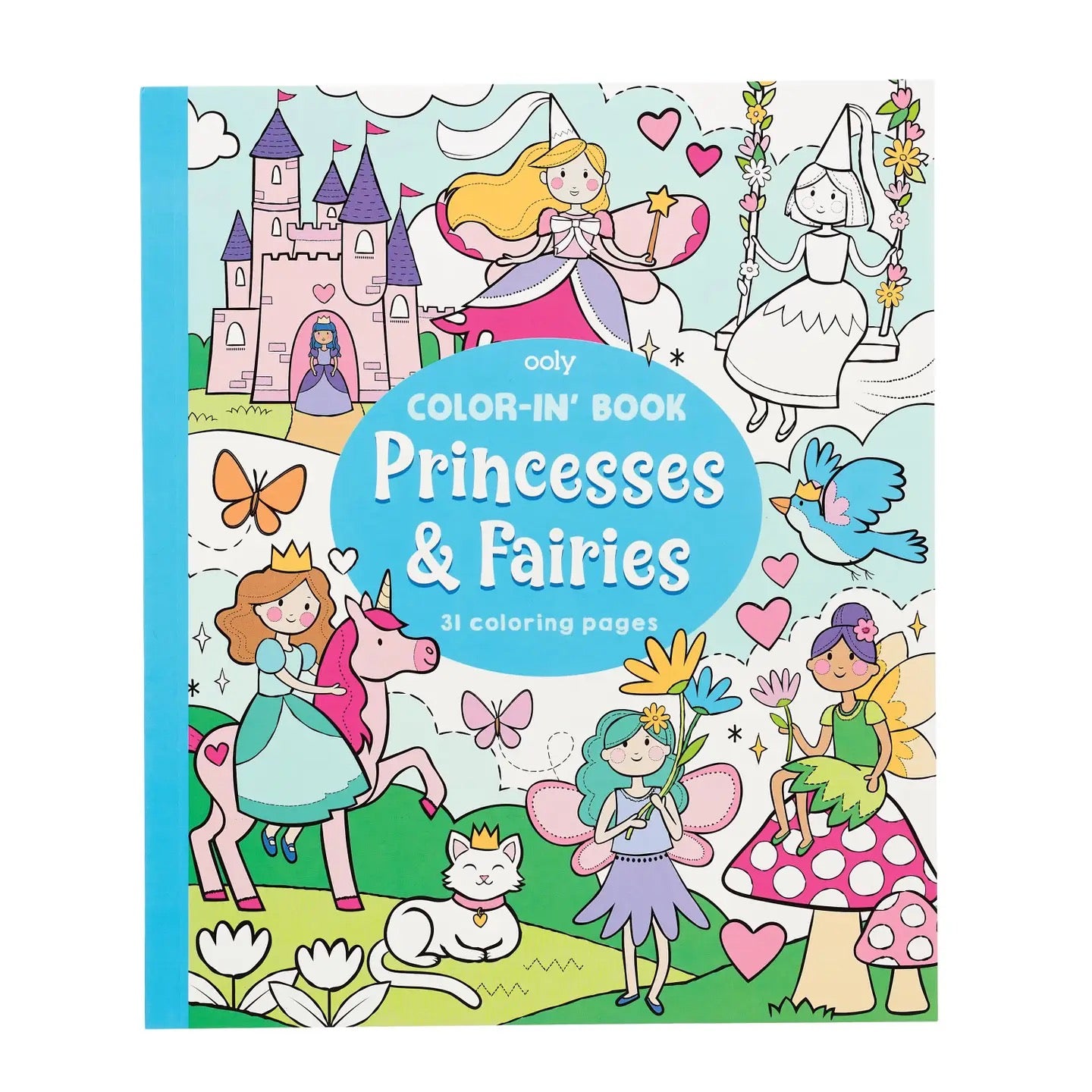 OOLY- Color-in' Book Princess & Fairies
