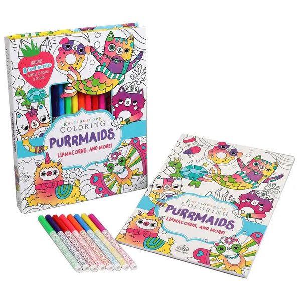 Book- Kaleidoscope Coloring: Purrmaids, Llamacorns, and More