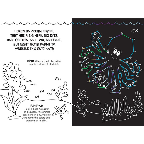 Book- Dot-To-Dot Animals Scratch & Sketch
