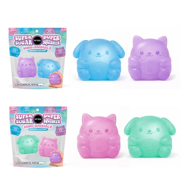 Squishes Mini Kitty & Puppy (Two Pack)