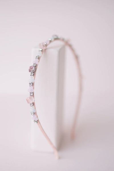 Pink Jeweled Headband