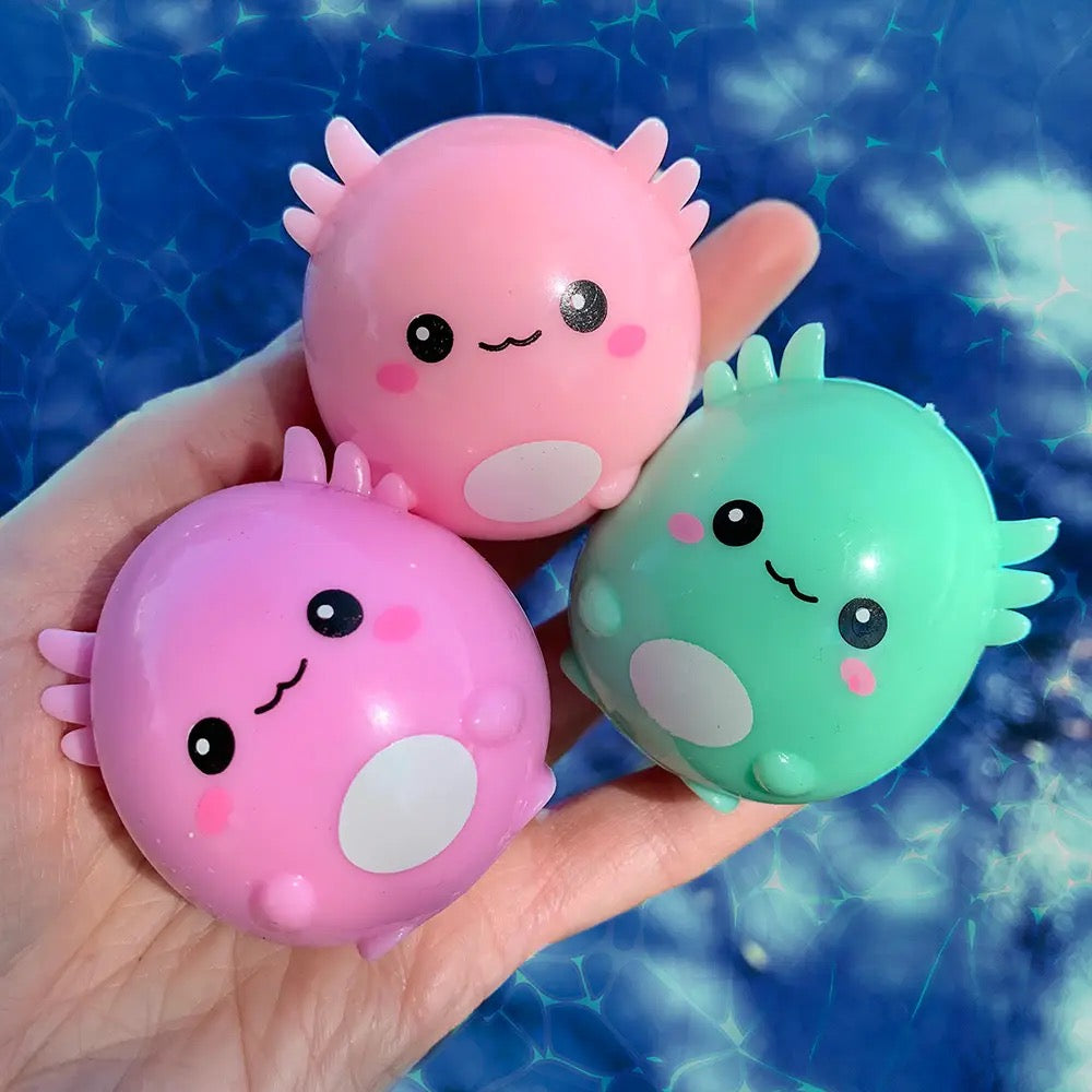 Squishes Sticky Bubble Blobbies Baby Axolotls