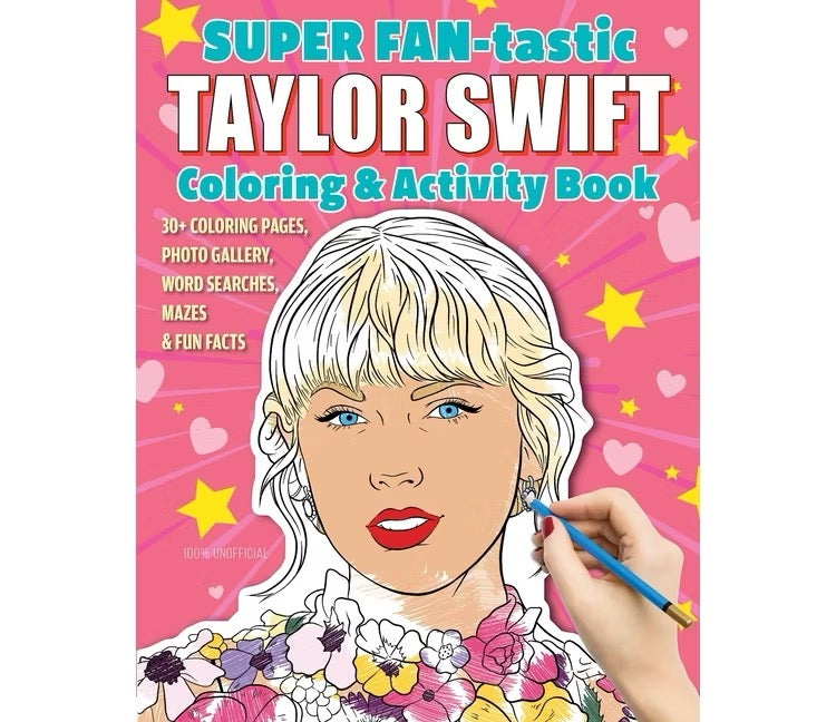 Super Fantastic Taylor Swift Coloring & Activity Book