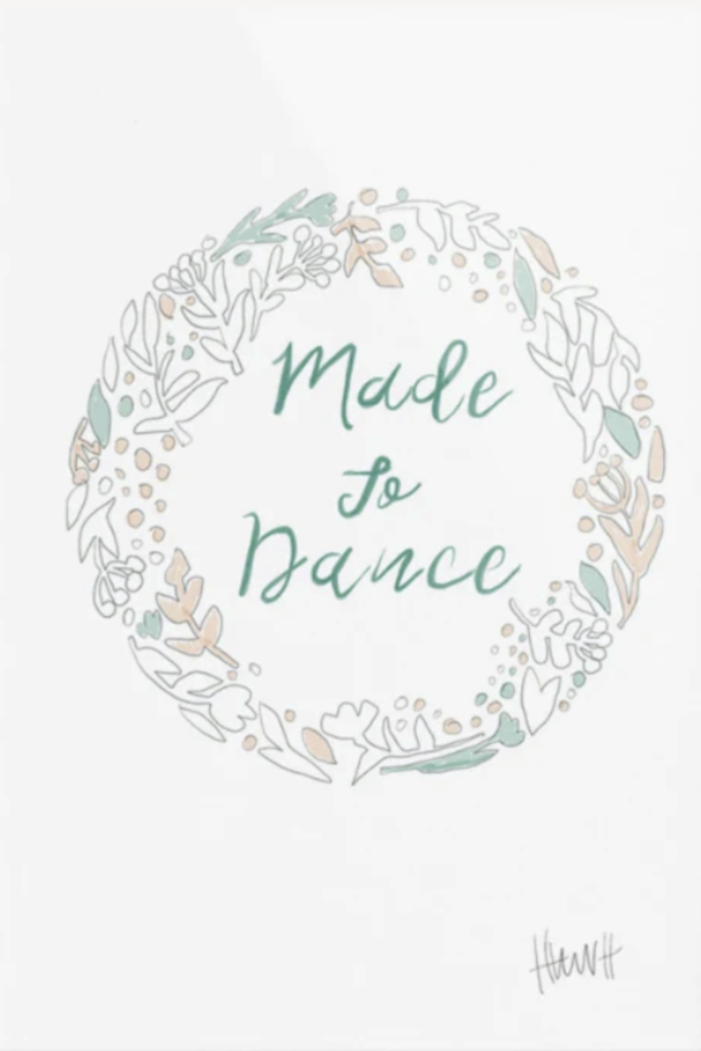 Made To Dance- original signed print by Hannah Crosby 11 x 14