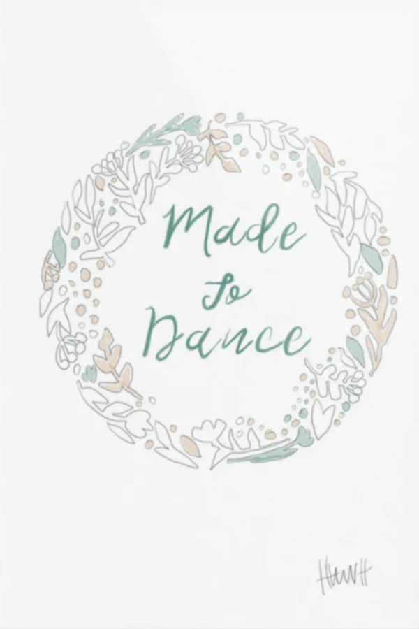Made To Dance- original signed print by Hannah Crosby 11 x 14