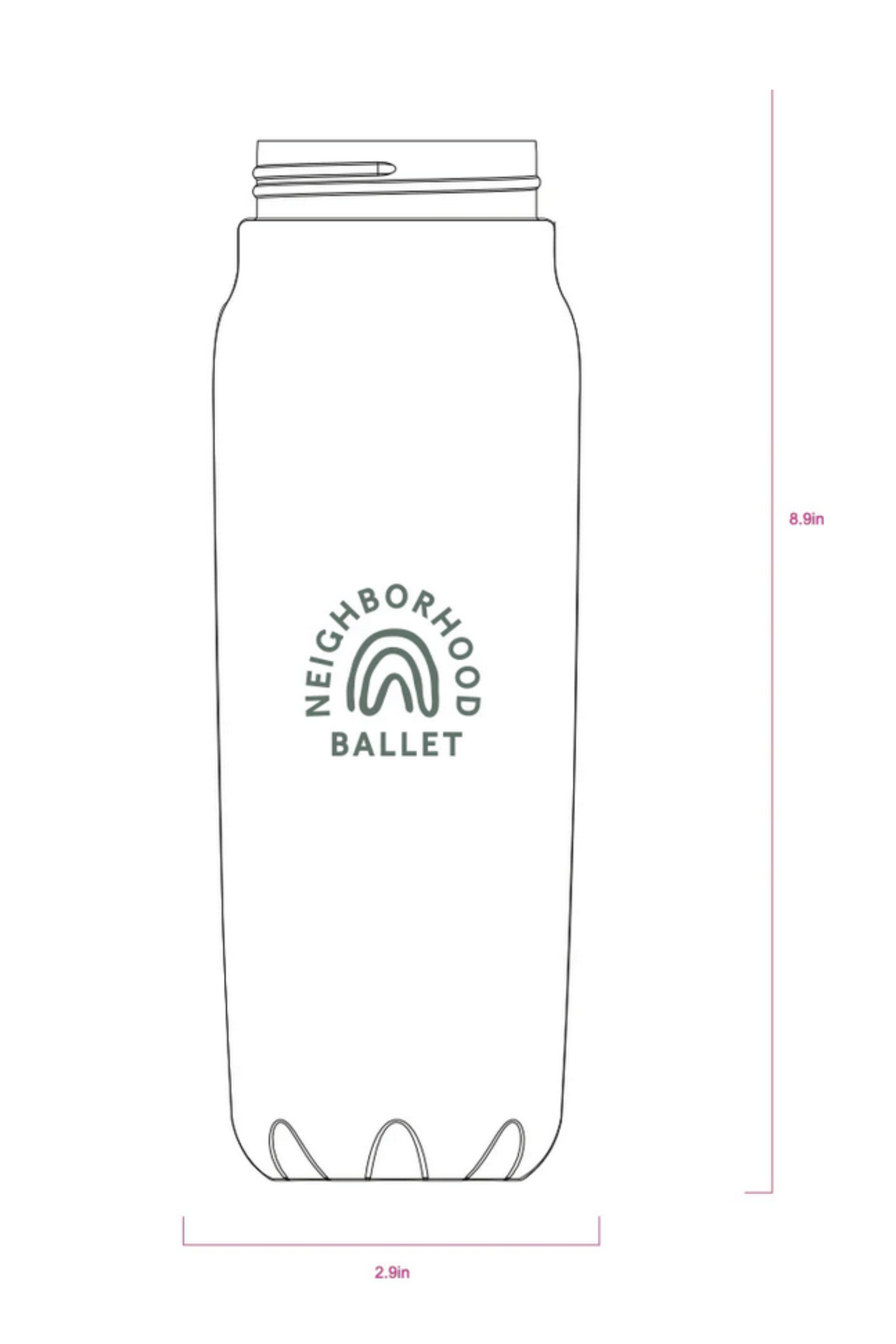 Neighborhood Ballet S'well Explorer 24 oz Water Bottle