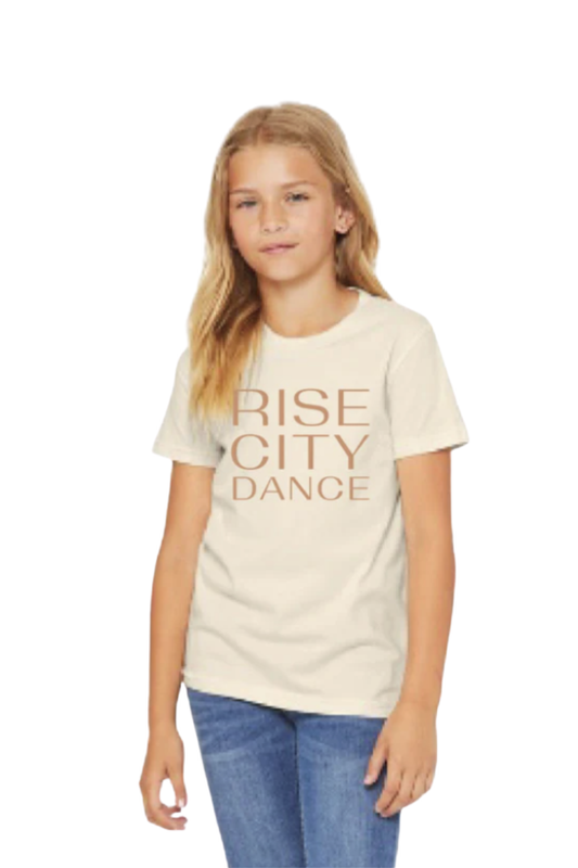 Rise City Dance T-Shirt- Cream