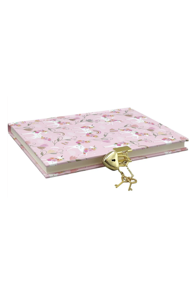 Unicorn Blooms Locking Journal